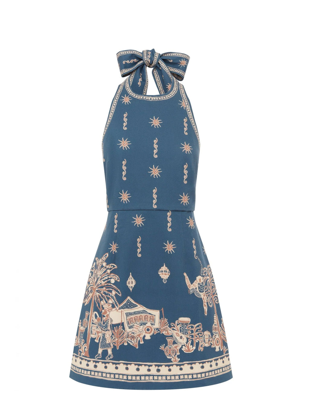 ALEMAIS- Acacia Mini Dress- Blue- Size 10