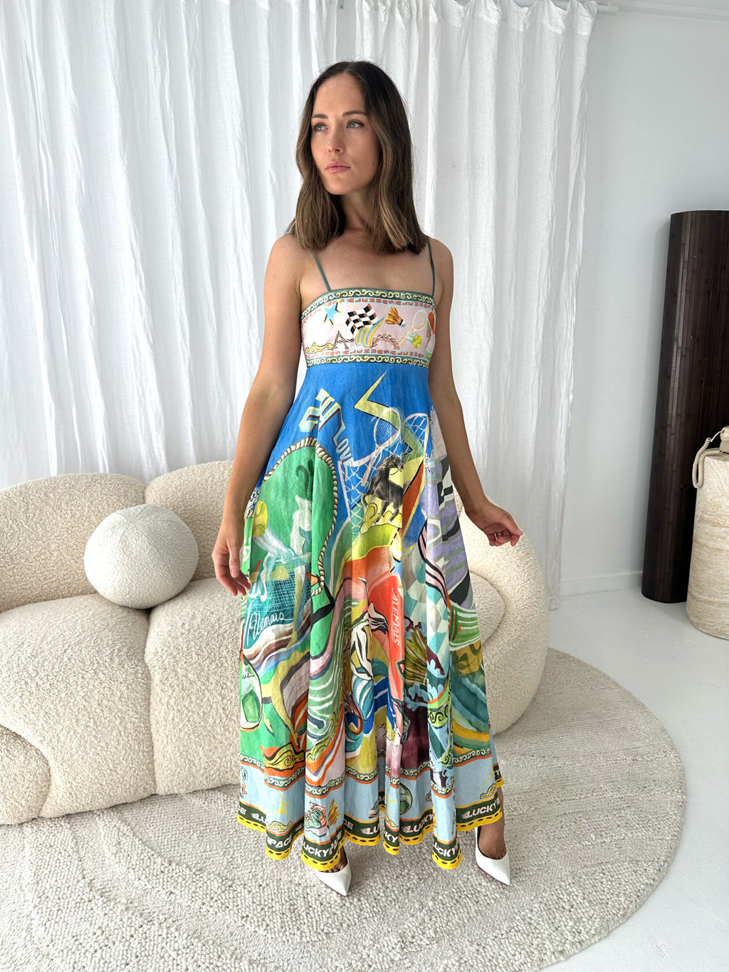 Alemais- Lucky Pace Sundress- Size 6