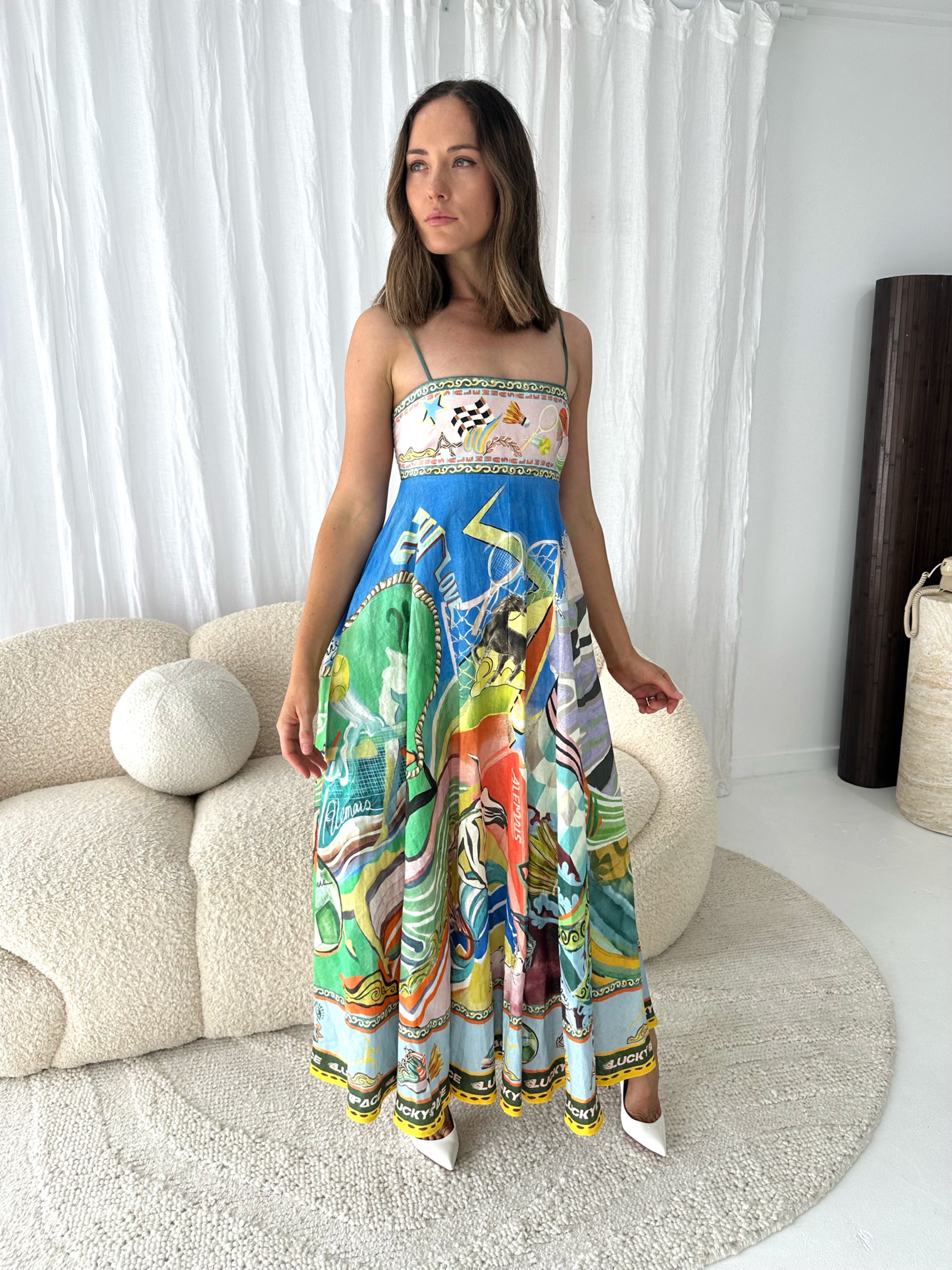 Alemais- Lucky Pace Sundress- Size 6