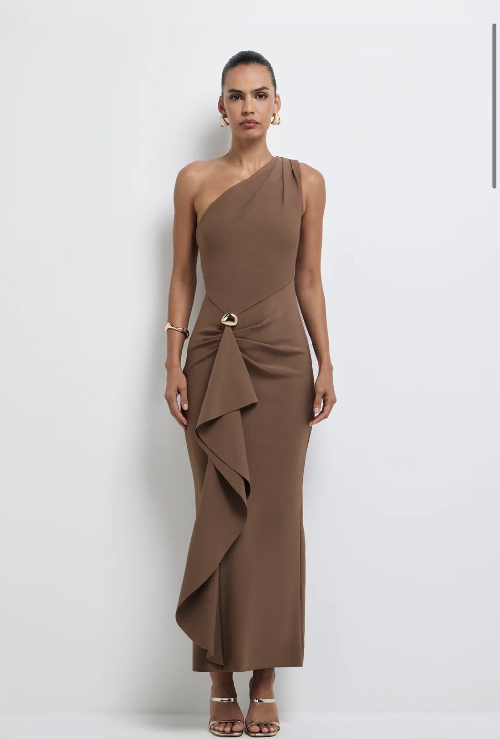 SHEIKE – Dominique Maxi Dress- Brown- Size 10