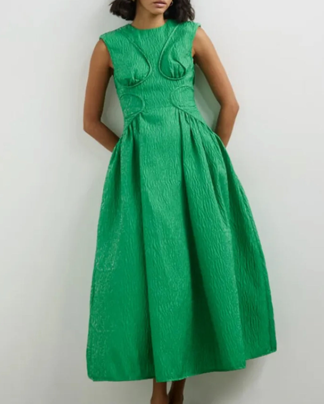 Rachel Gilbert- Celia Dress- Apple Green- Size 14