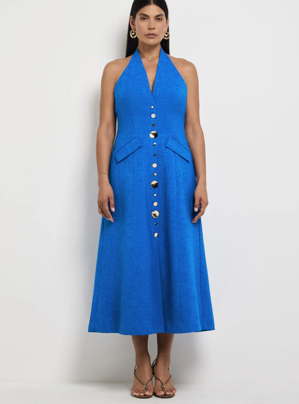 Sheike- Shai Maxi Dress- Blue- Size 8