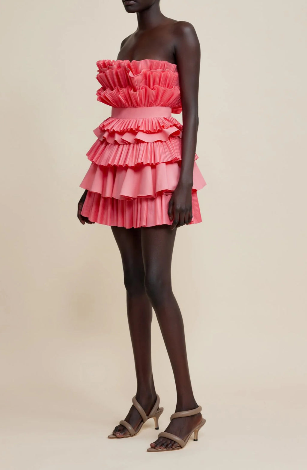 Acler- Elsher Mini Dress- Rouge- Size 10