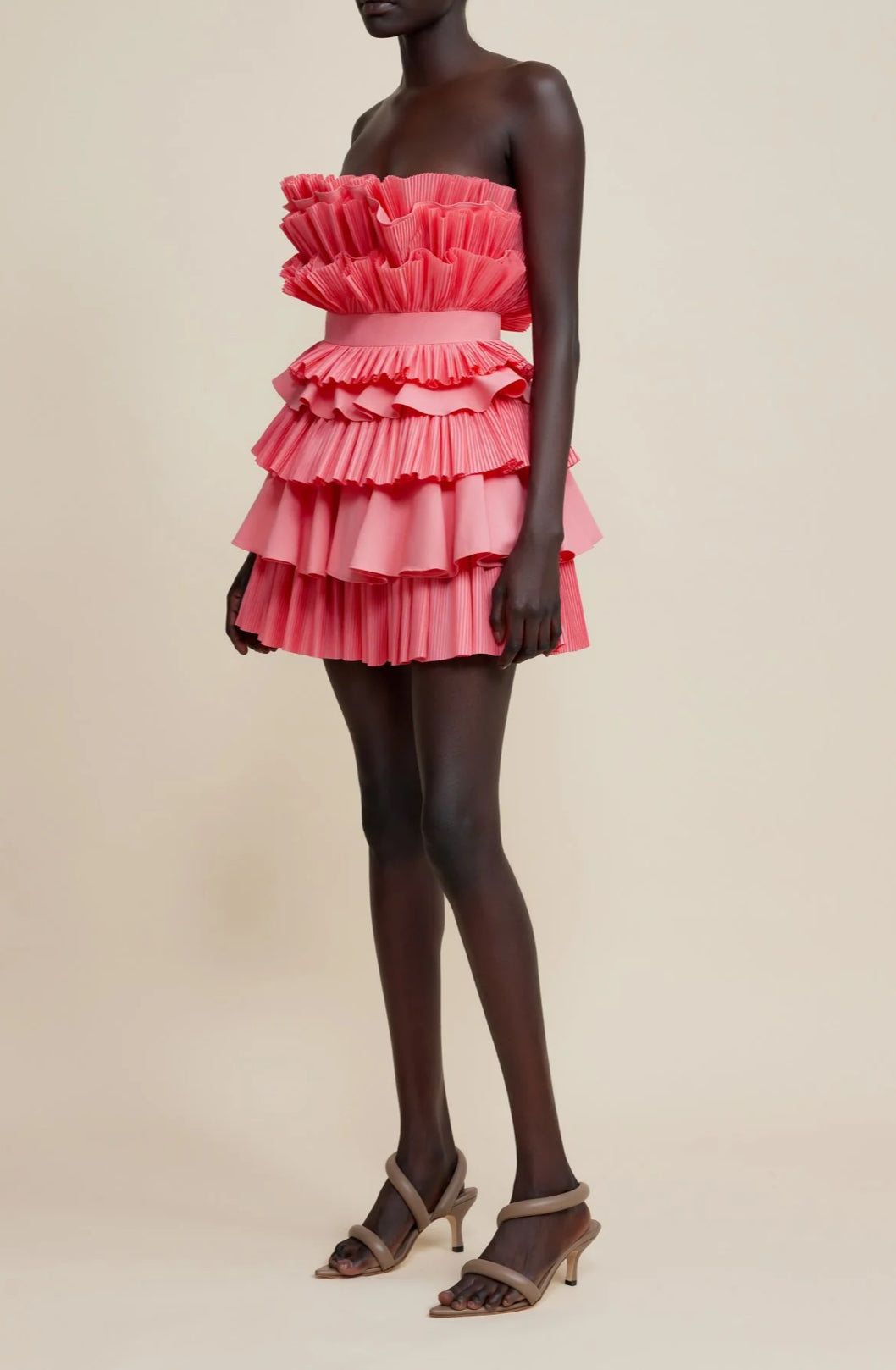 Acler- Elsher Mini Dress- Rouge- Size 10