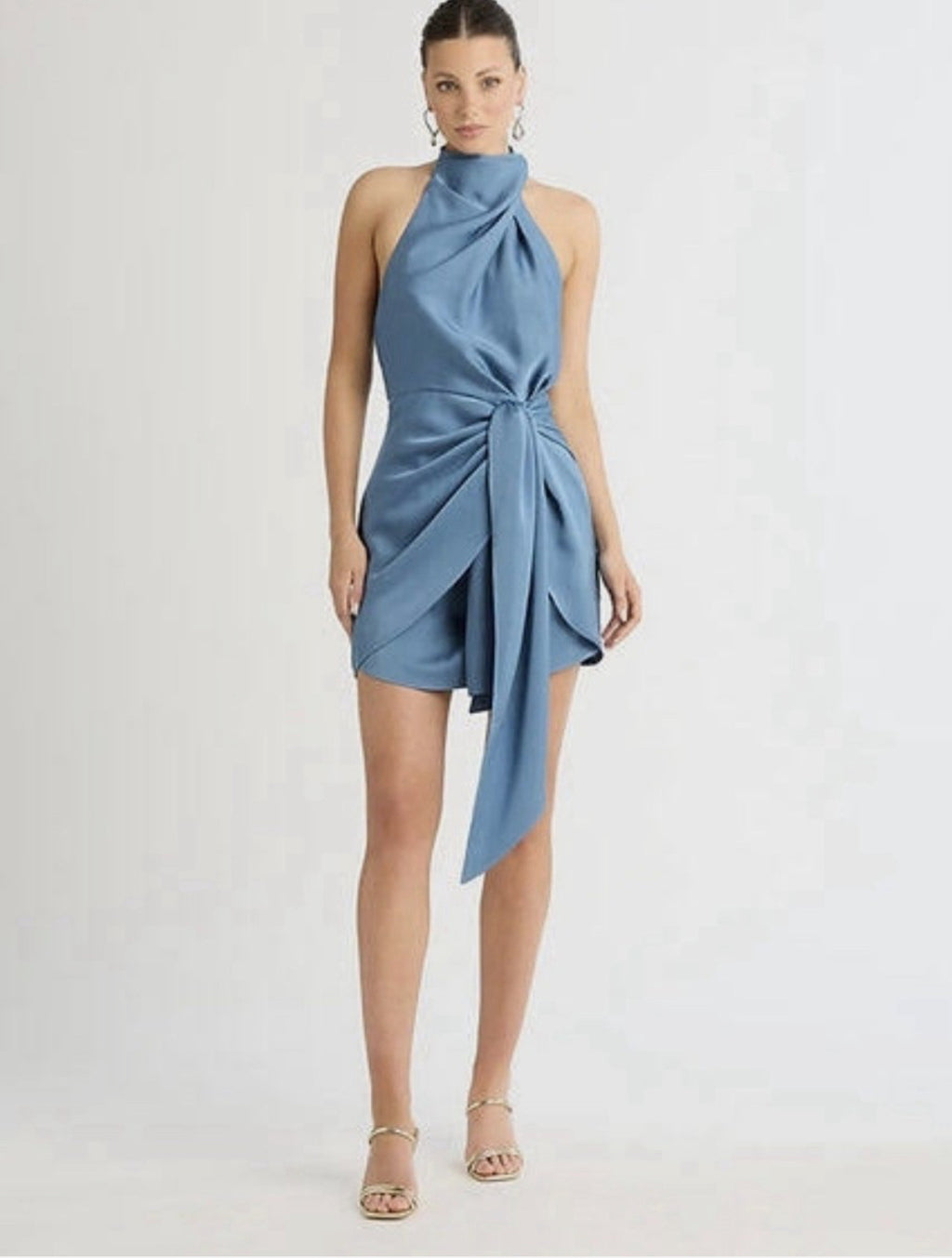 Sheike- Eternal Flame Dress- Pewter- Size 8