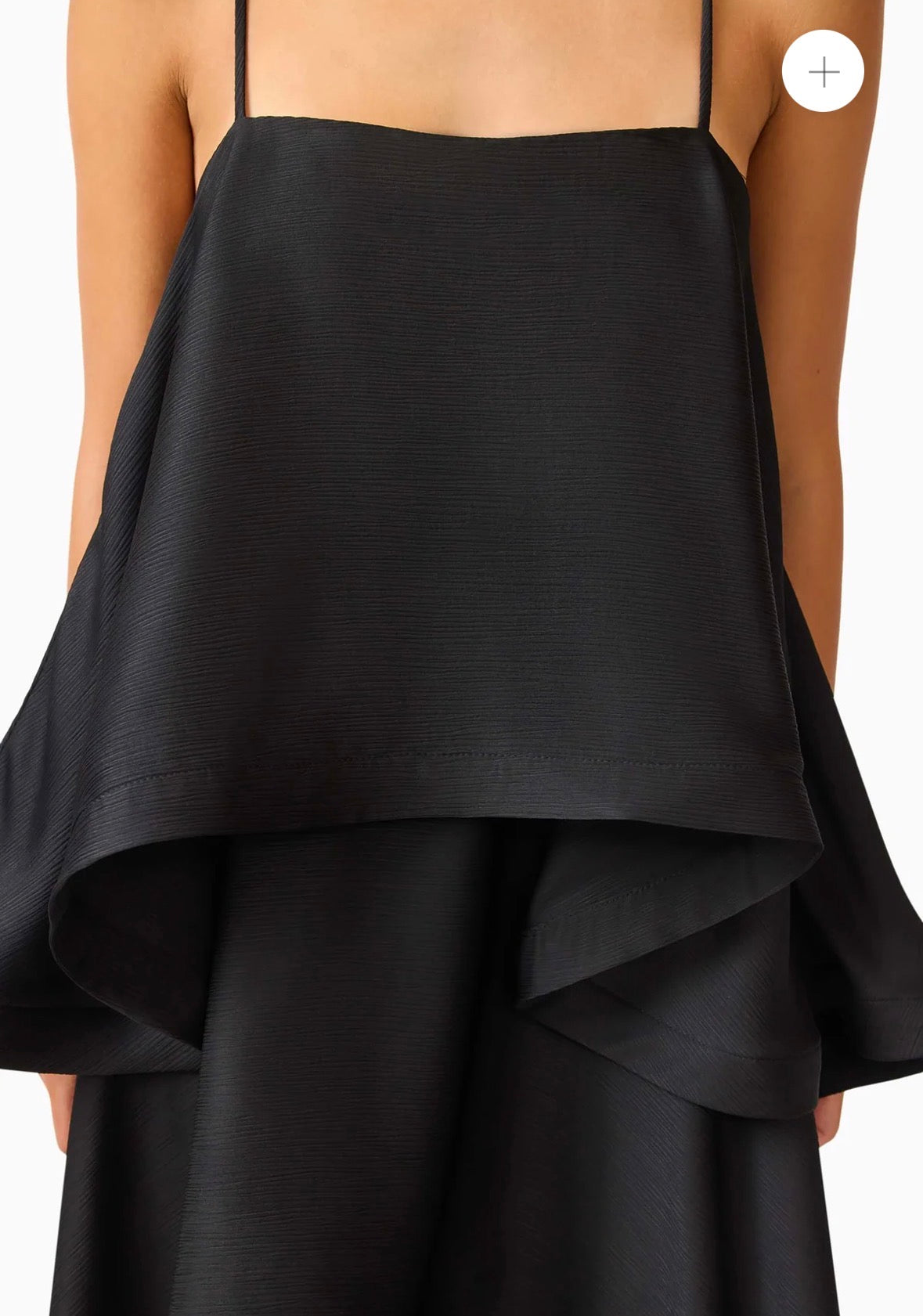 Elliatt– Tilly Tiered Maxi Dress in Black- Size XL