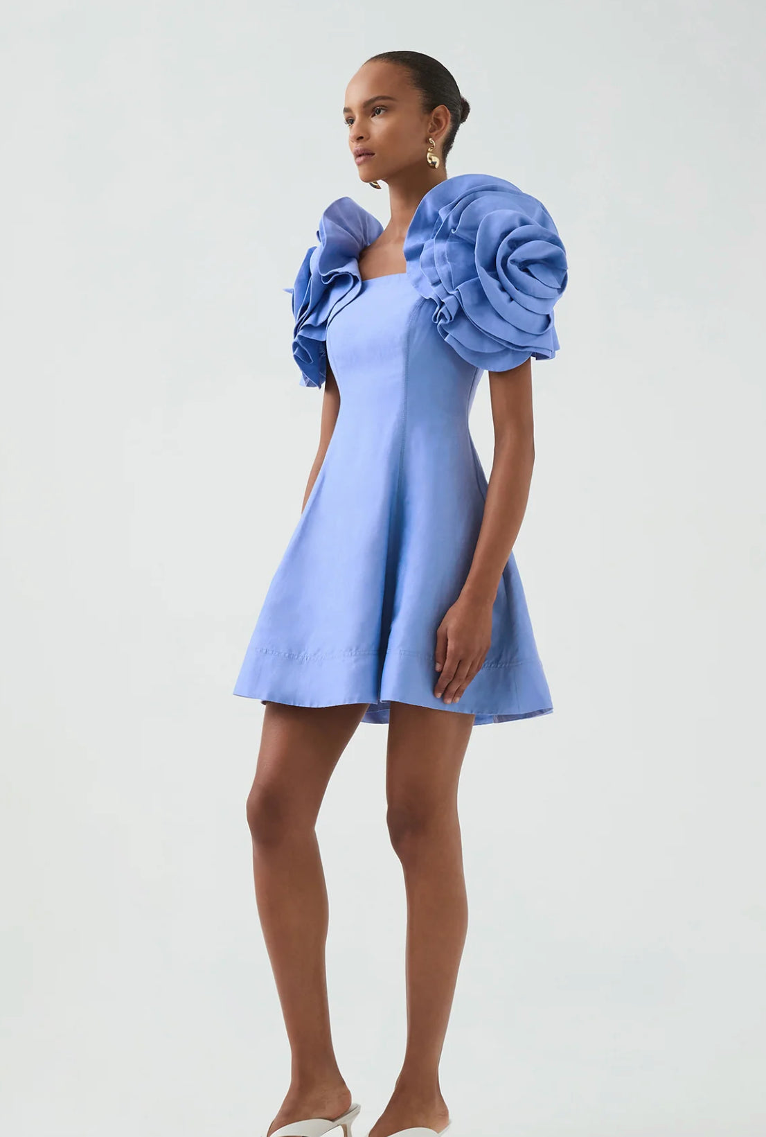 AJE- Twyla Mini Dress- Oyster Blue- Size 12