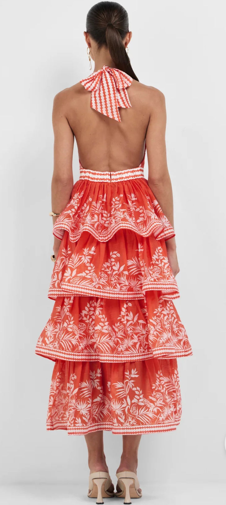 strapless open back dress Ruby Mini Dress Red | Tie Front Mini main image 0