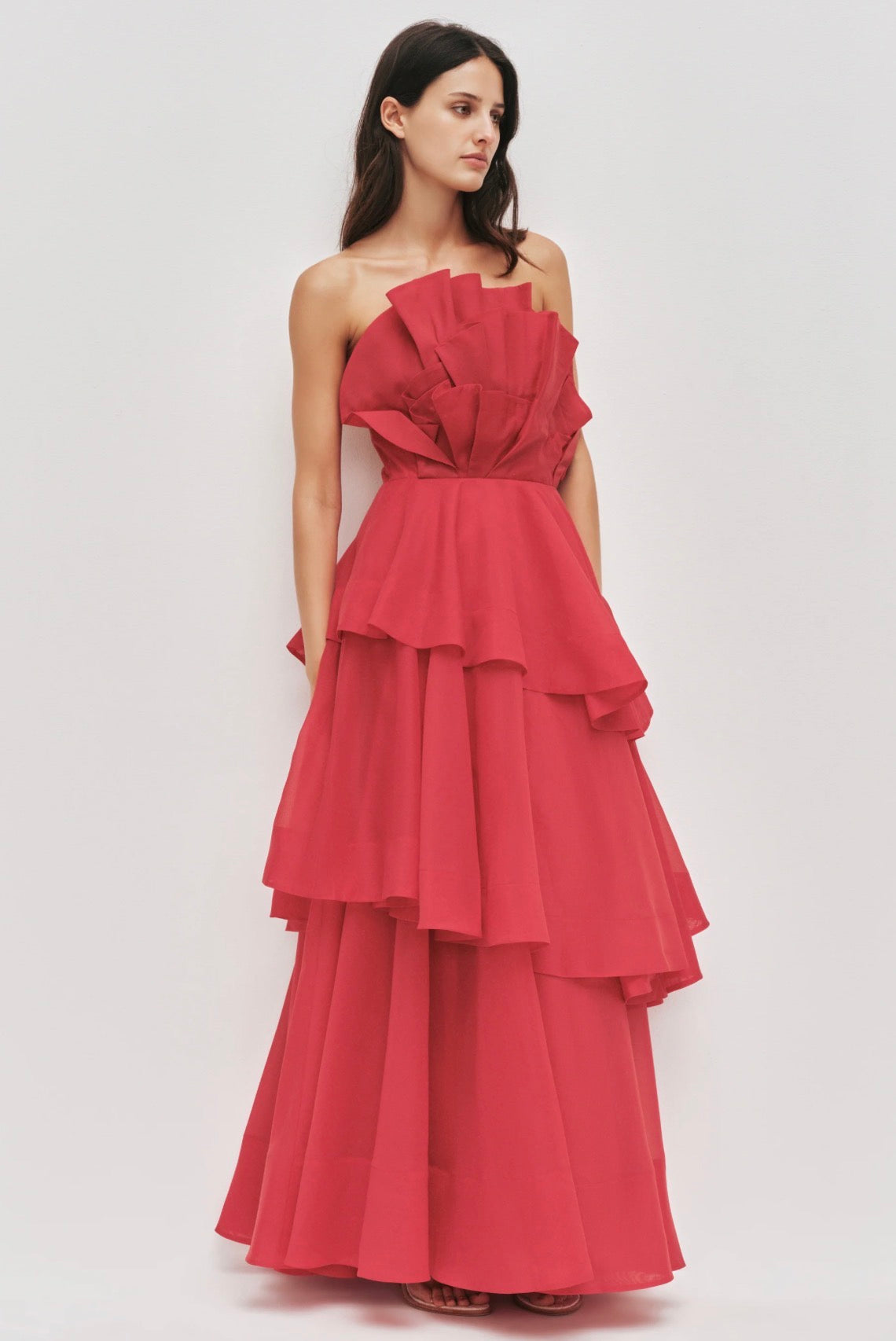 AJE – Selestia Gown- Scarlet Red- Size 12