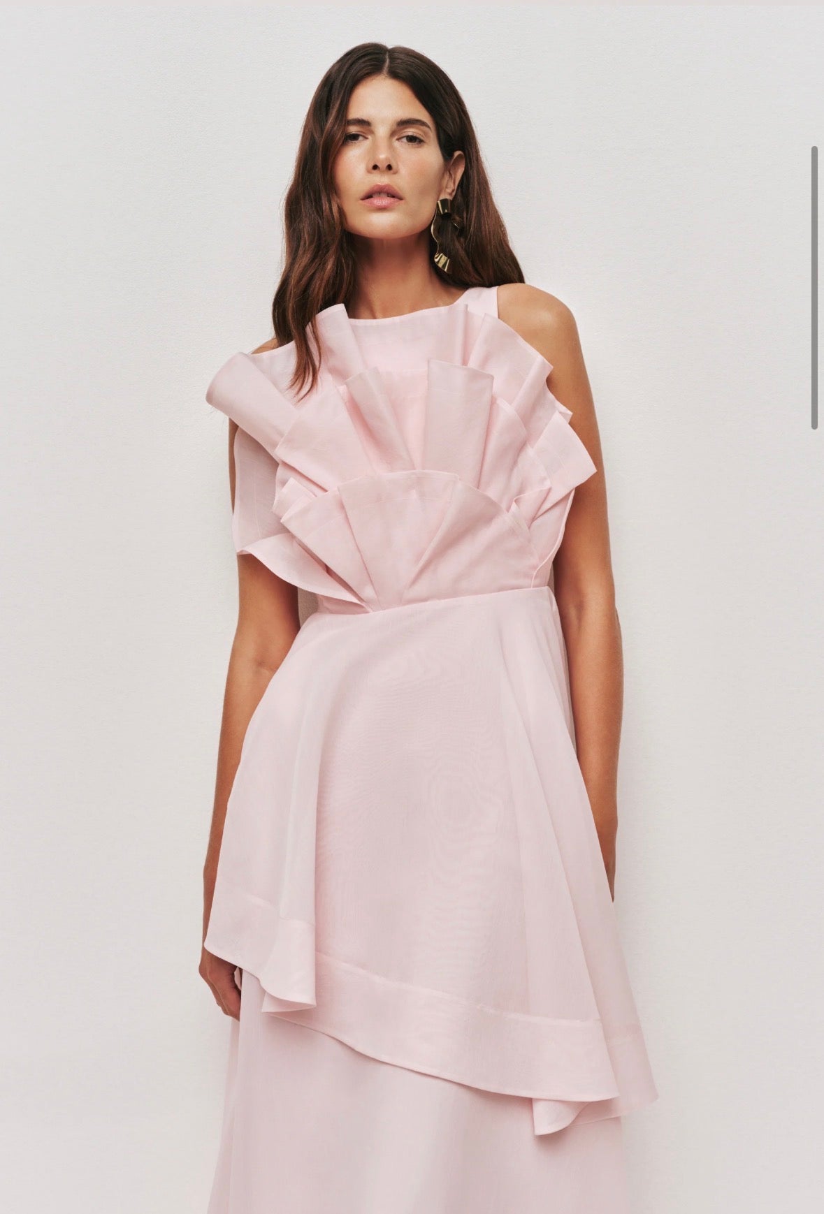 AJE– Selestia Midi Dress- Ash Pink- Size 14