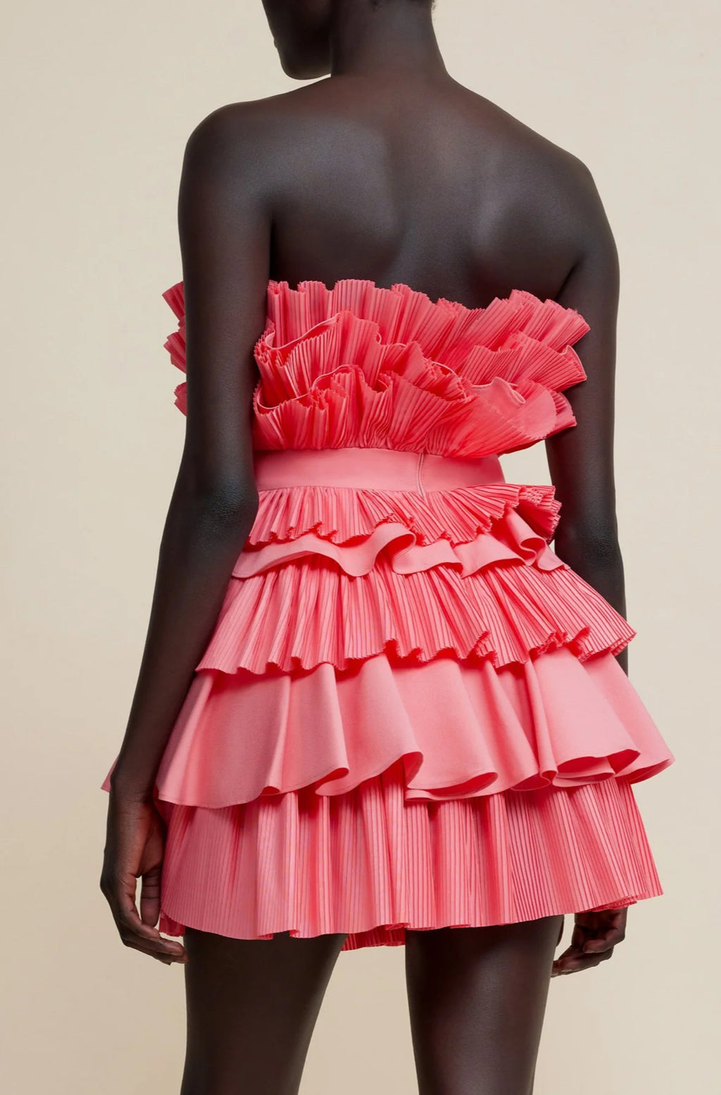 Acler- Elsher Mini Dress- Rouge- Size 10