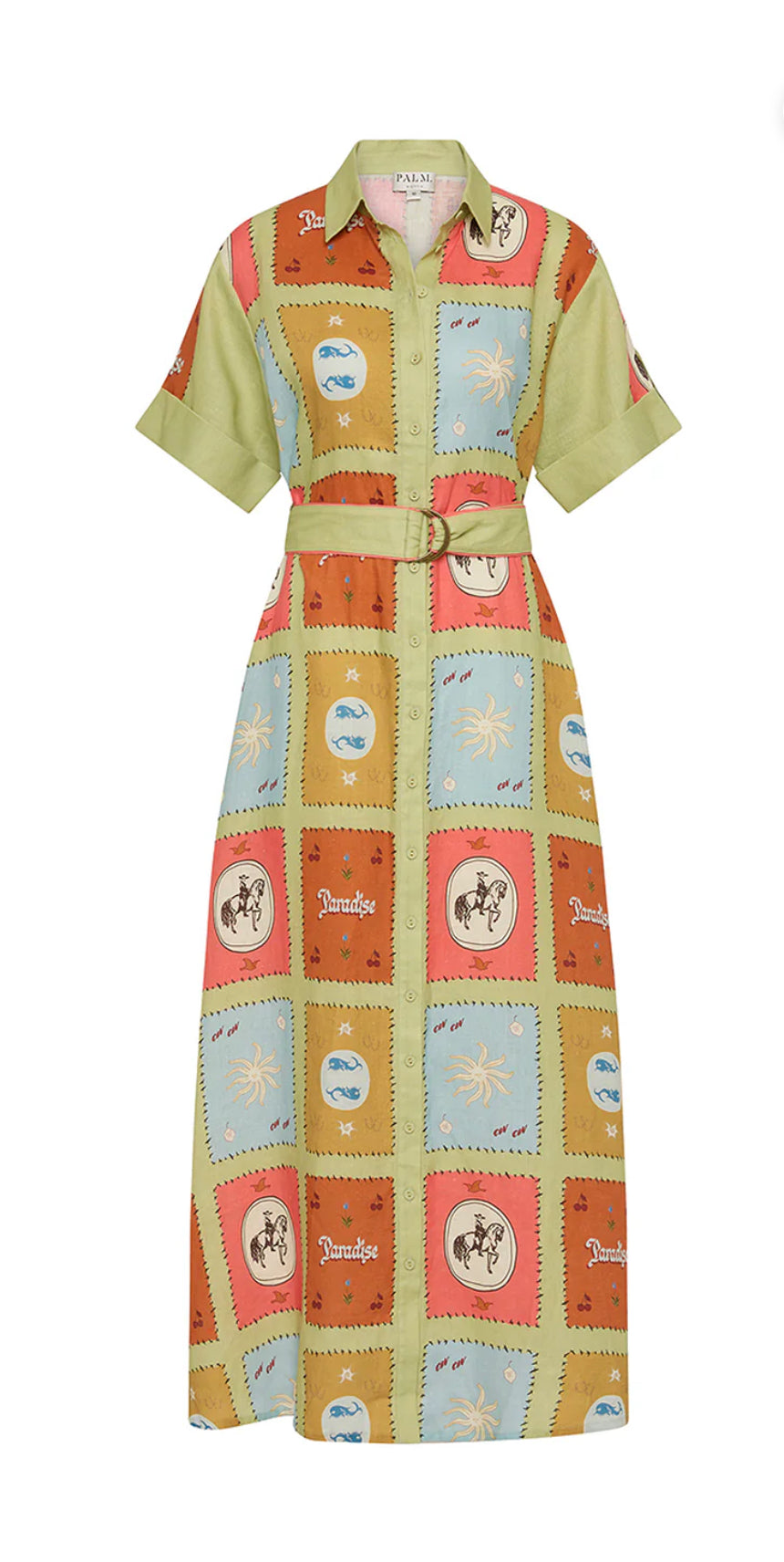 Palm Noosa  - Maya Dress- Maya Tile- Size 16