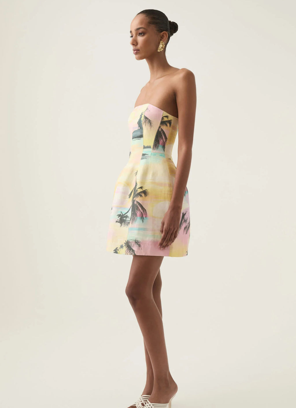 Aje - Baret Strapless - Mini Dress- Size 10