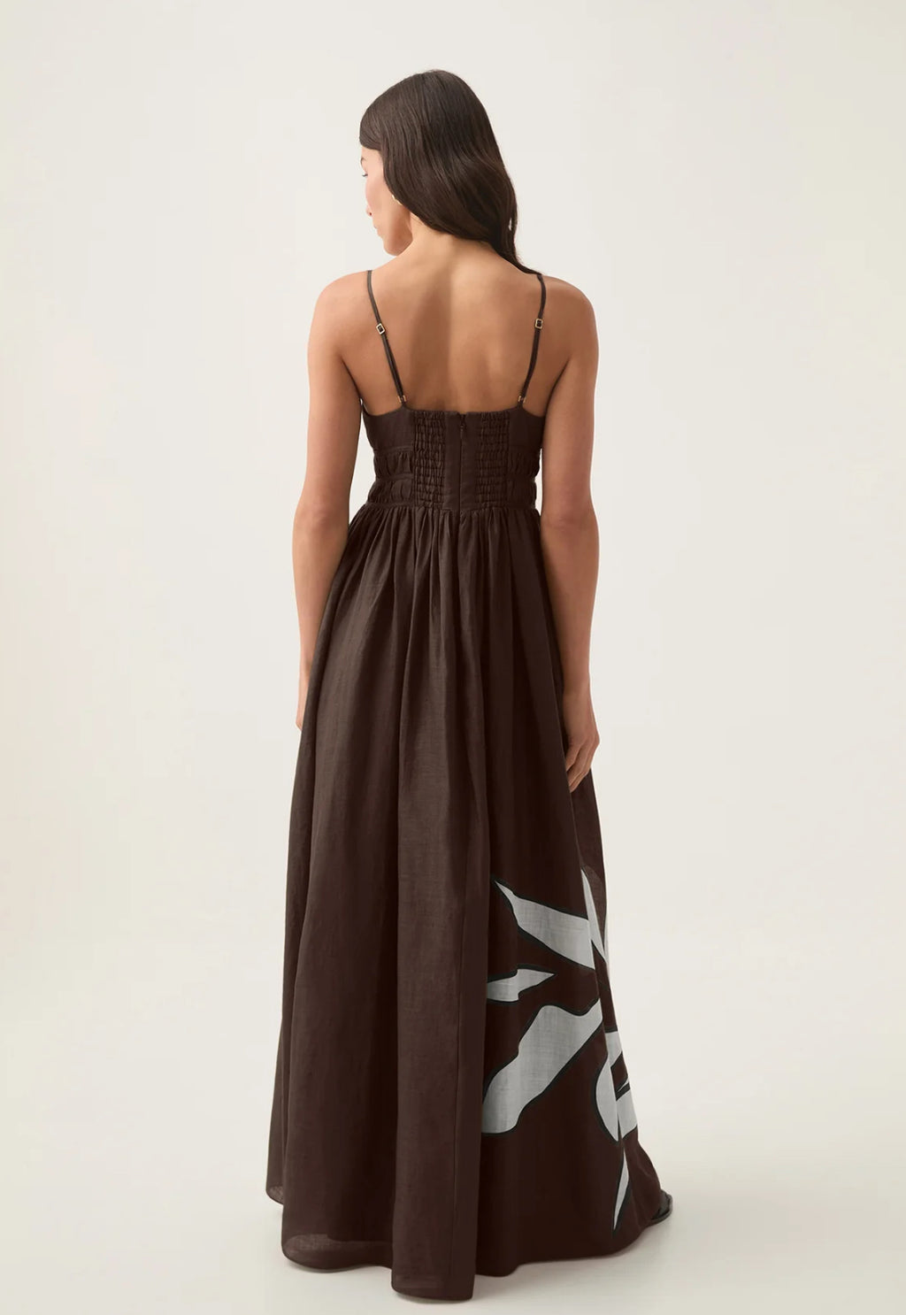AJE - Planetary Maxi Dress- Brown- Size 12 & 16