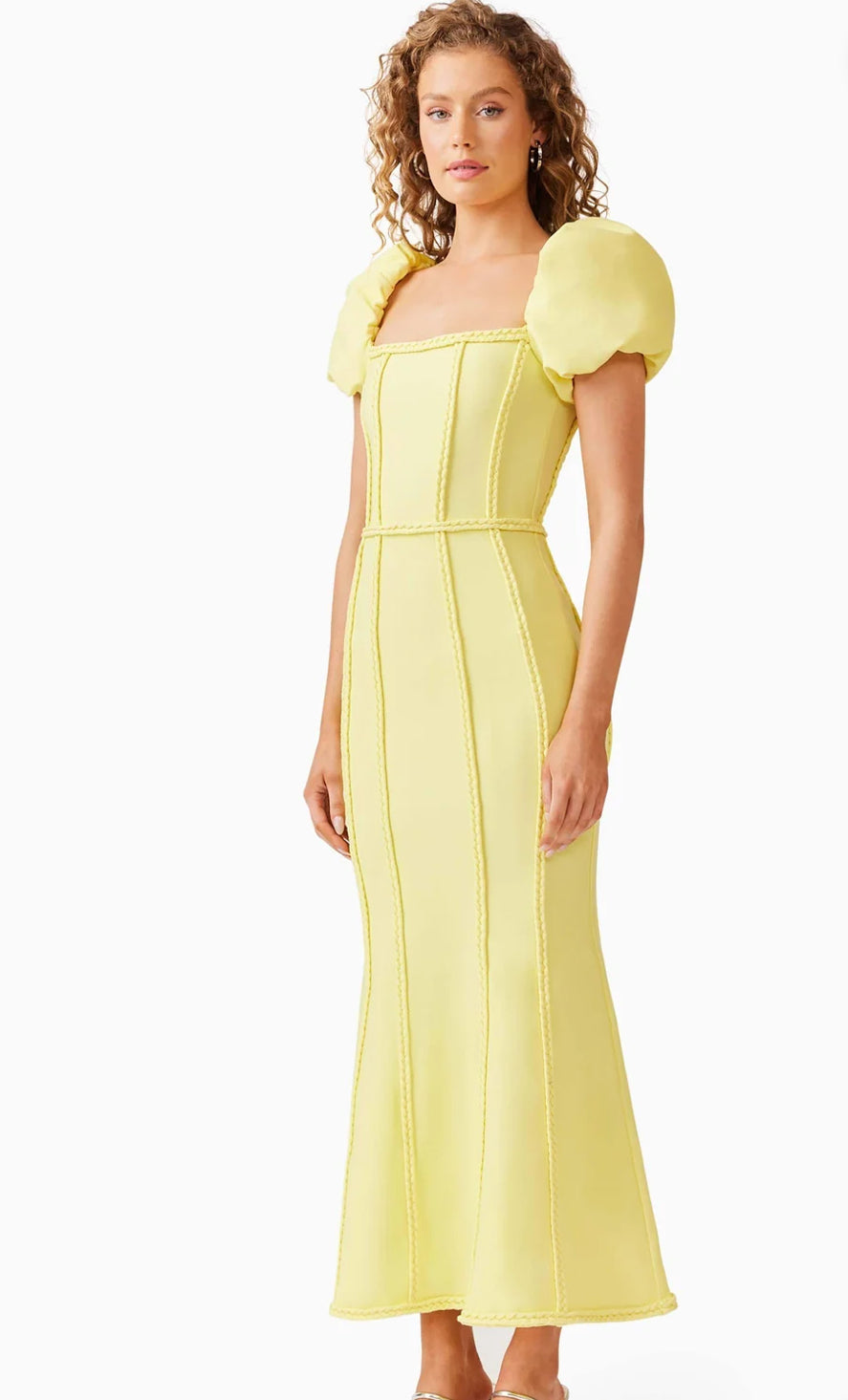 Elliatt- Katlyn Maxi Dress- Yellow- Size Medium