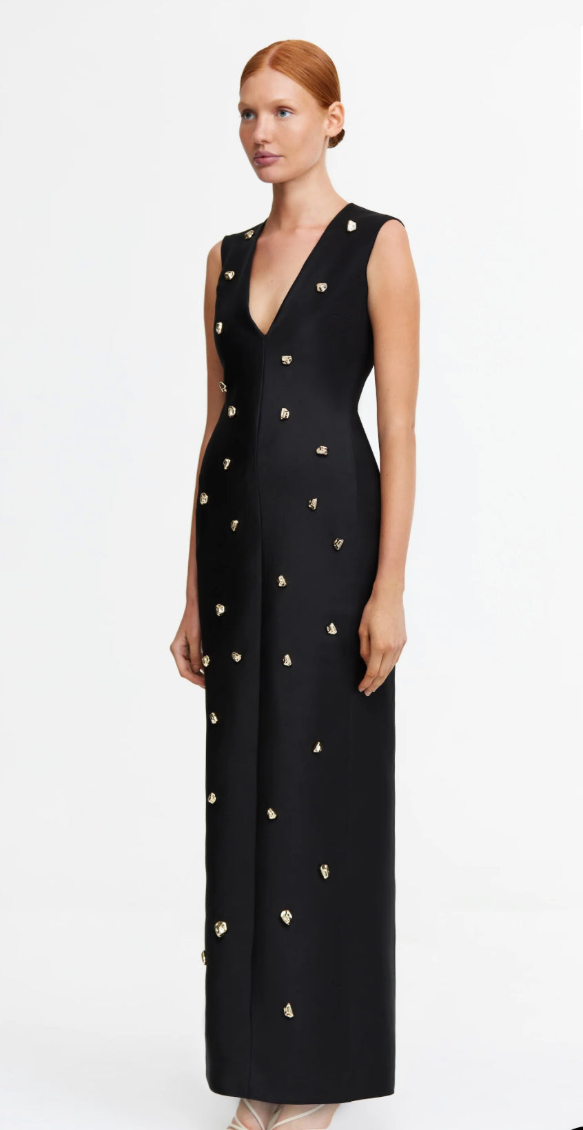 Acler- Pattison Maxi Dress- Dark Baroque/Black- Size 16