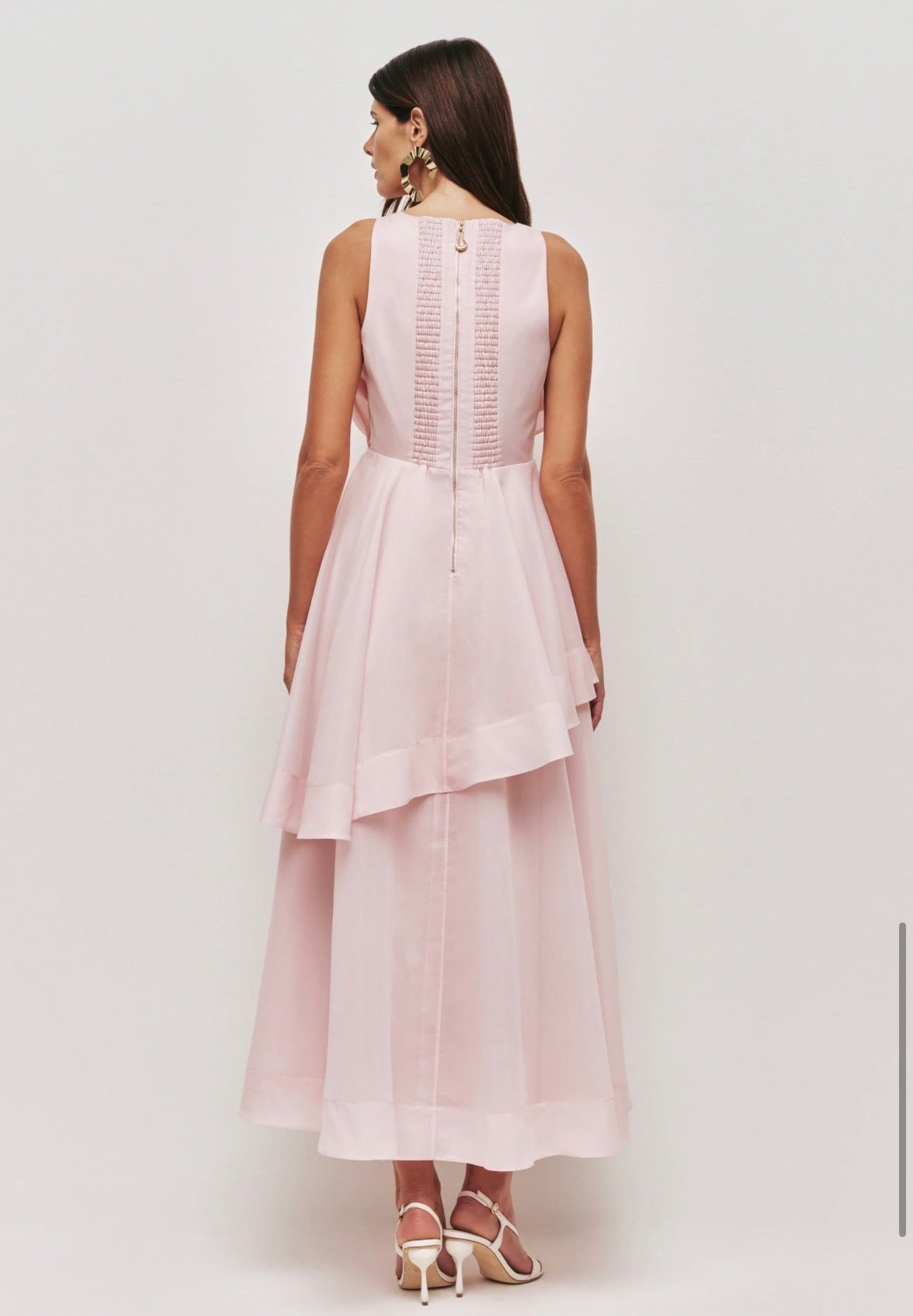 AJE– Selestia Midi Dress- Ash Pink- Size 14