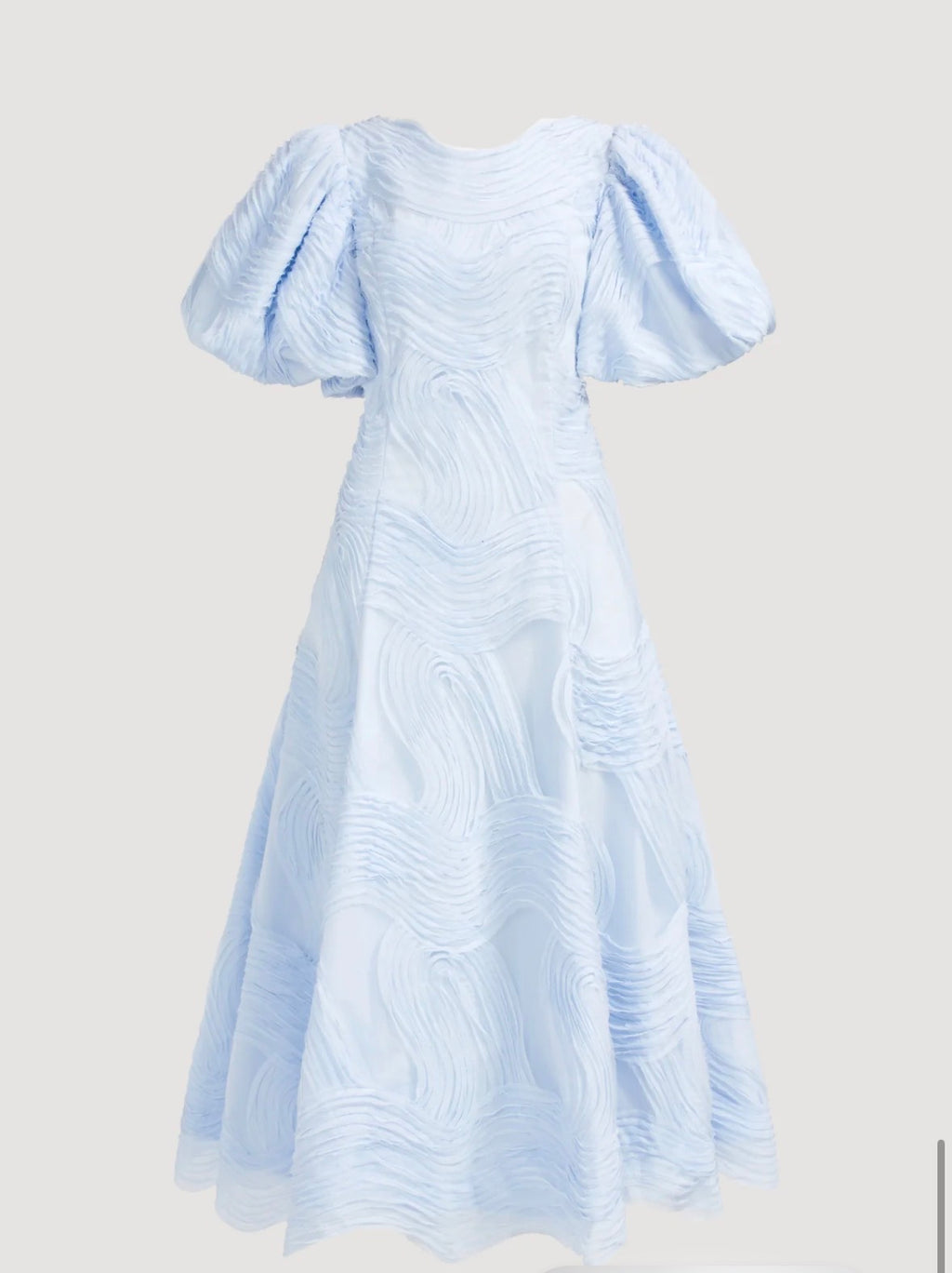 AJE – Wave Midi Dress- Pastel Blue- Size 12