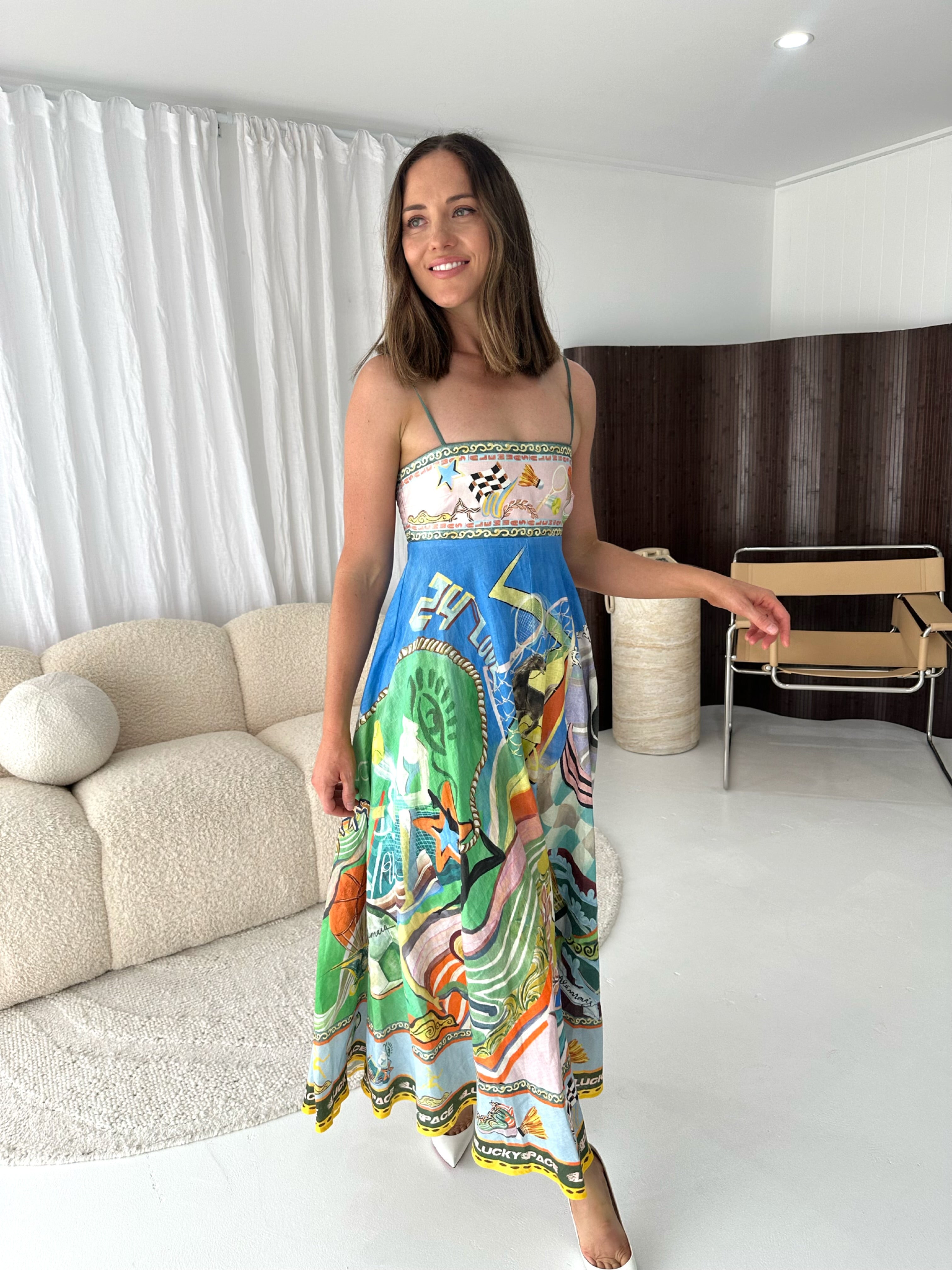 Alemais- Lucky Pace Sundress- Size 6