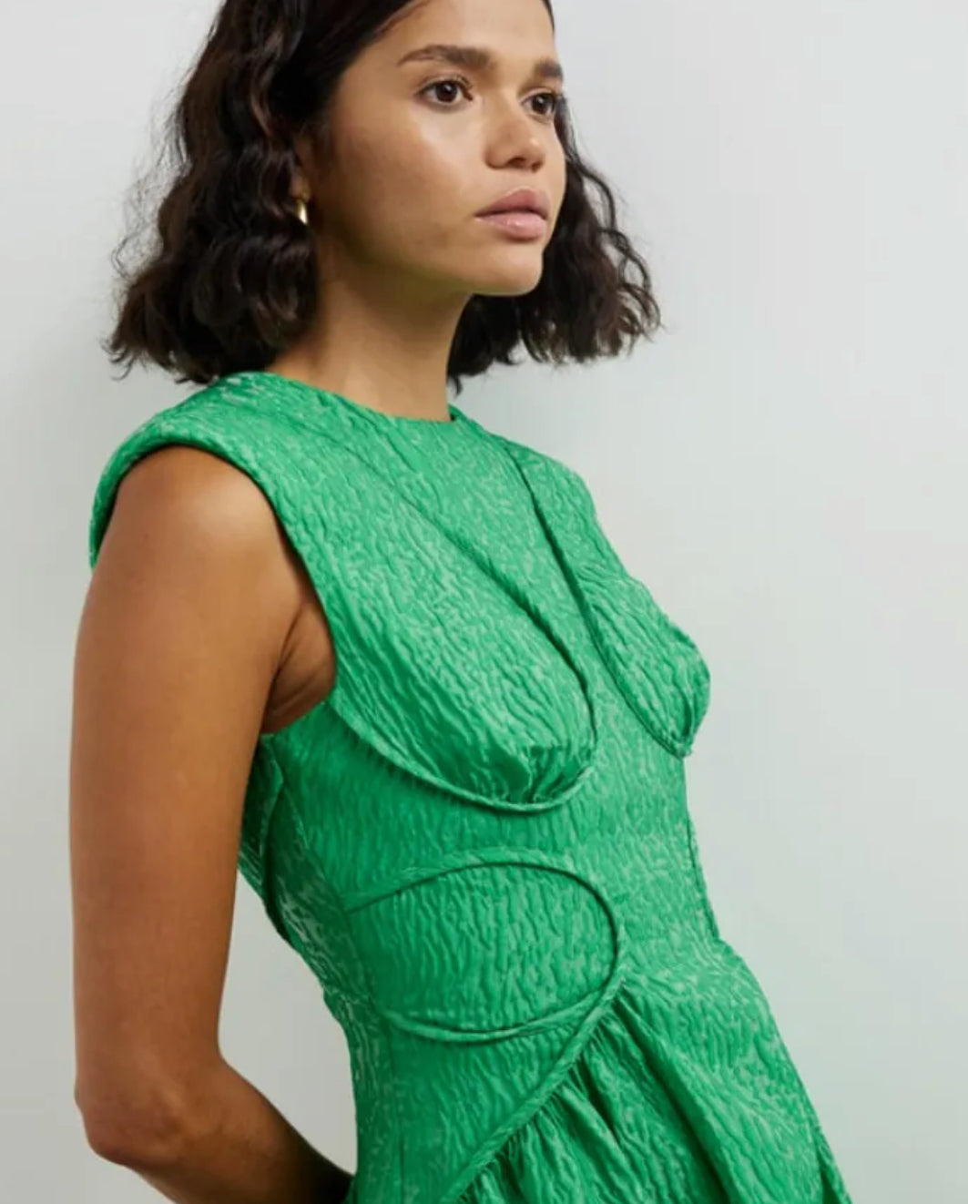 Rachel Gilbert- Celia Dress- Apple Green- Size 14