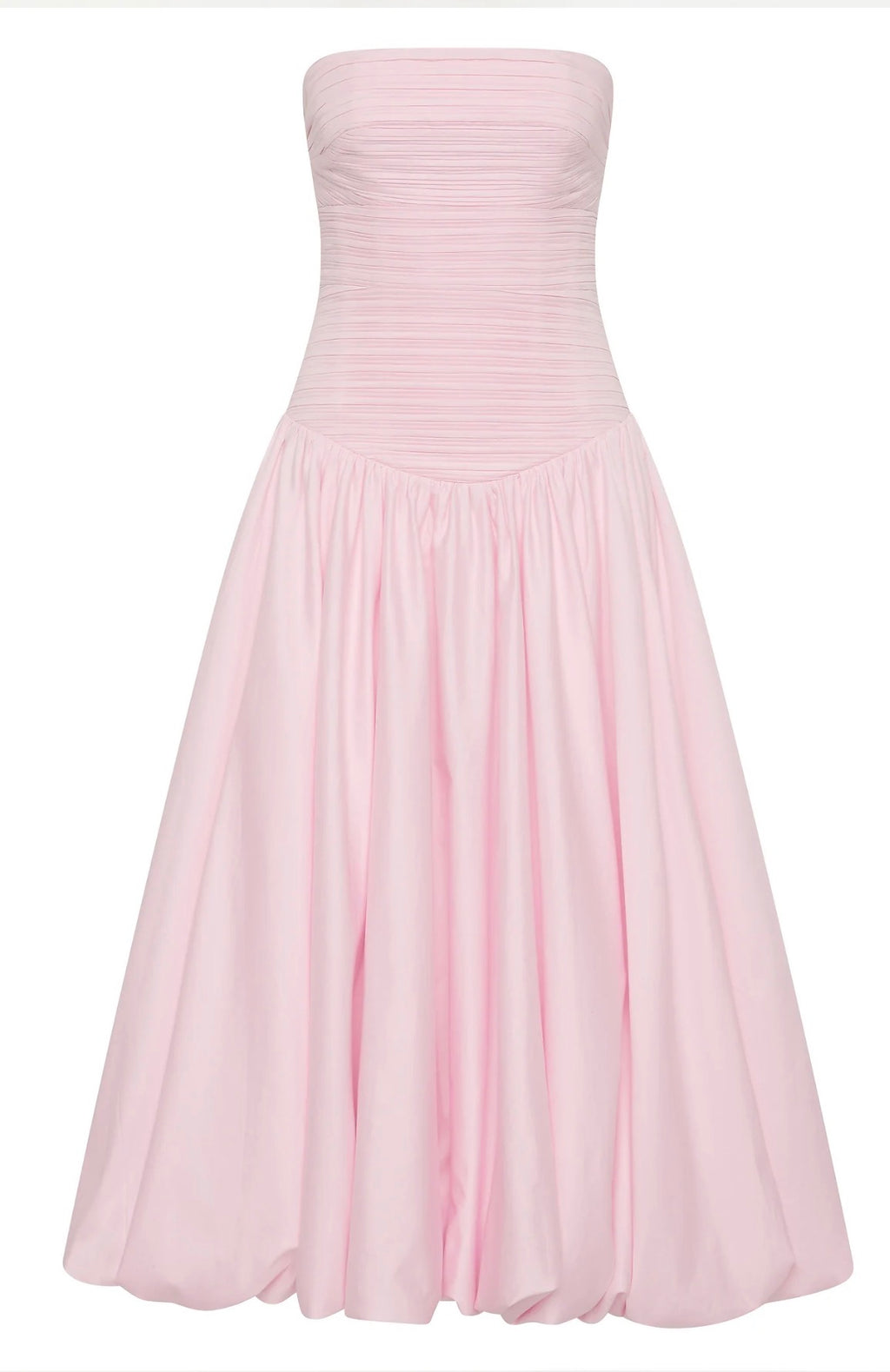 AJE– Violette Bubble Midi Dress- Pastel Pink- Size 10