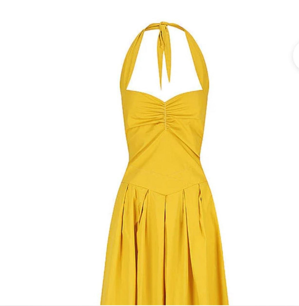 SWF- Mustard Yellow Maxi Dress- Size Small