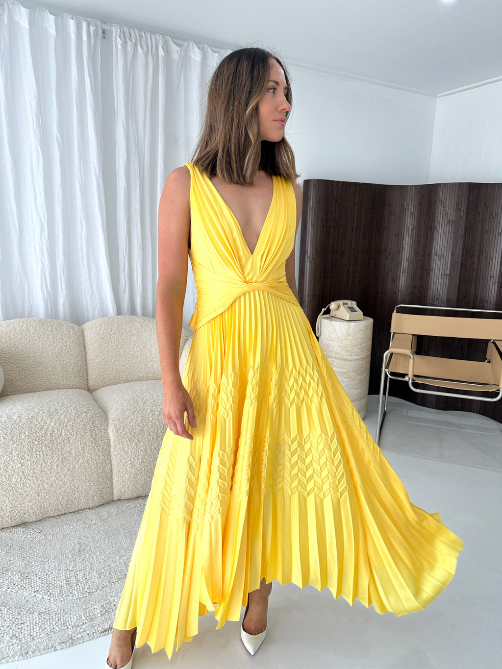 Acler- Bettencourt Dress- Sunshine- Size 6