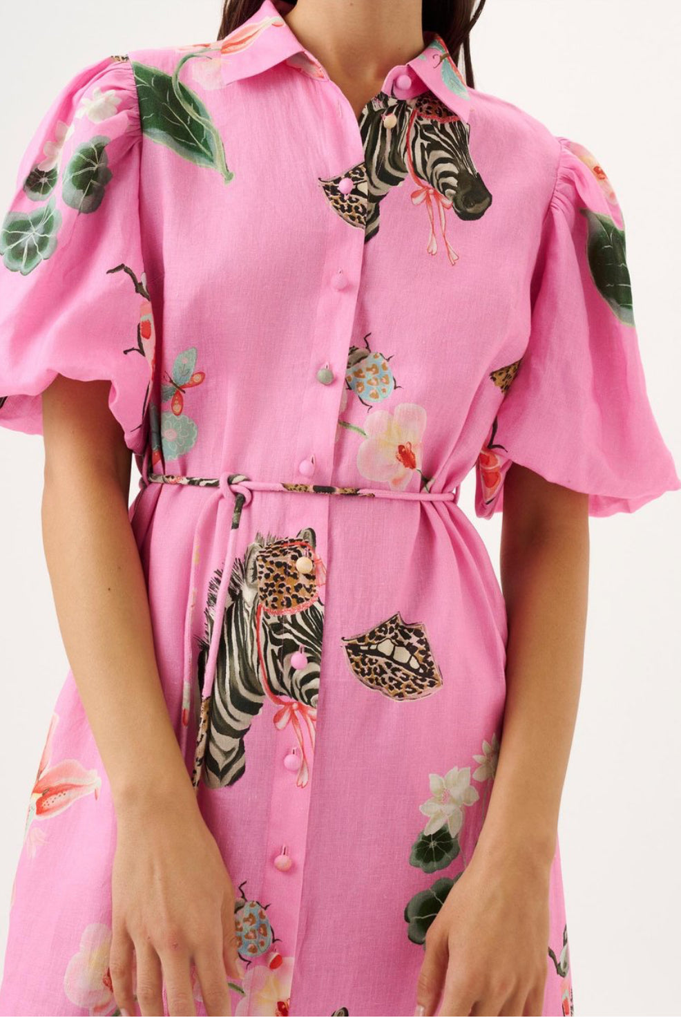 ROAME.- Berkeley Dress- Pink- Size L