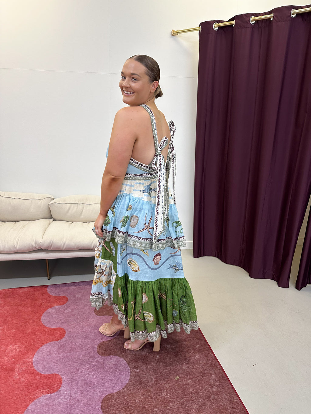 Alemais- Bath House Midi Dress- Size 10 & 14
