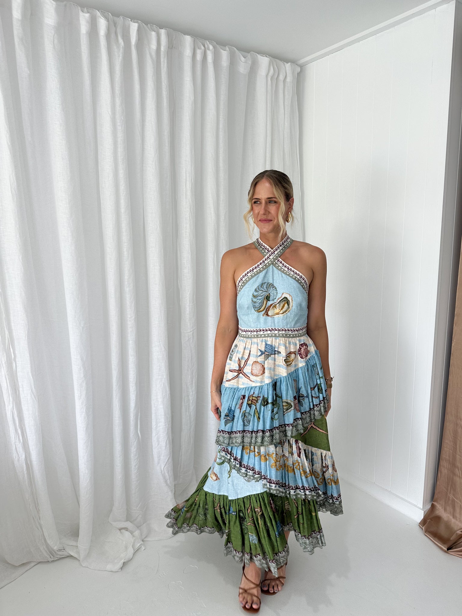 Alemais- Bath House Midi Dress- Size 10 & 14