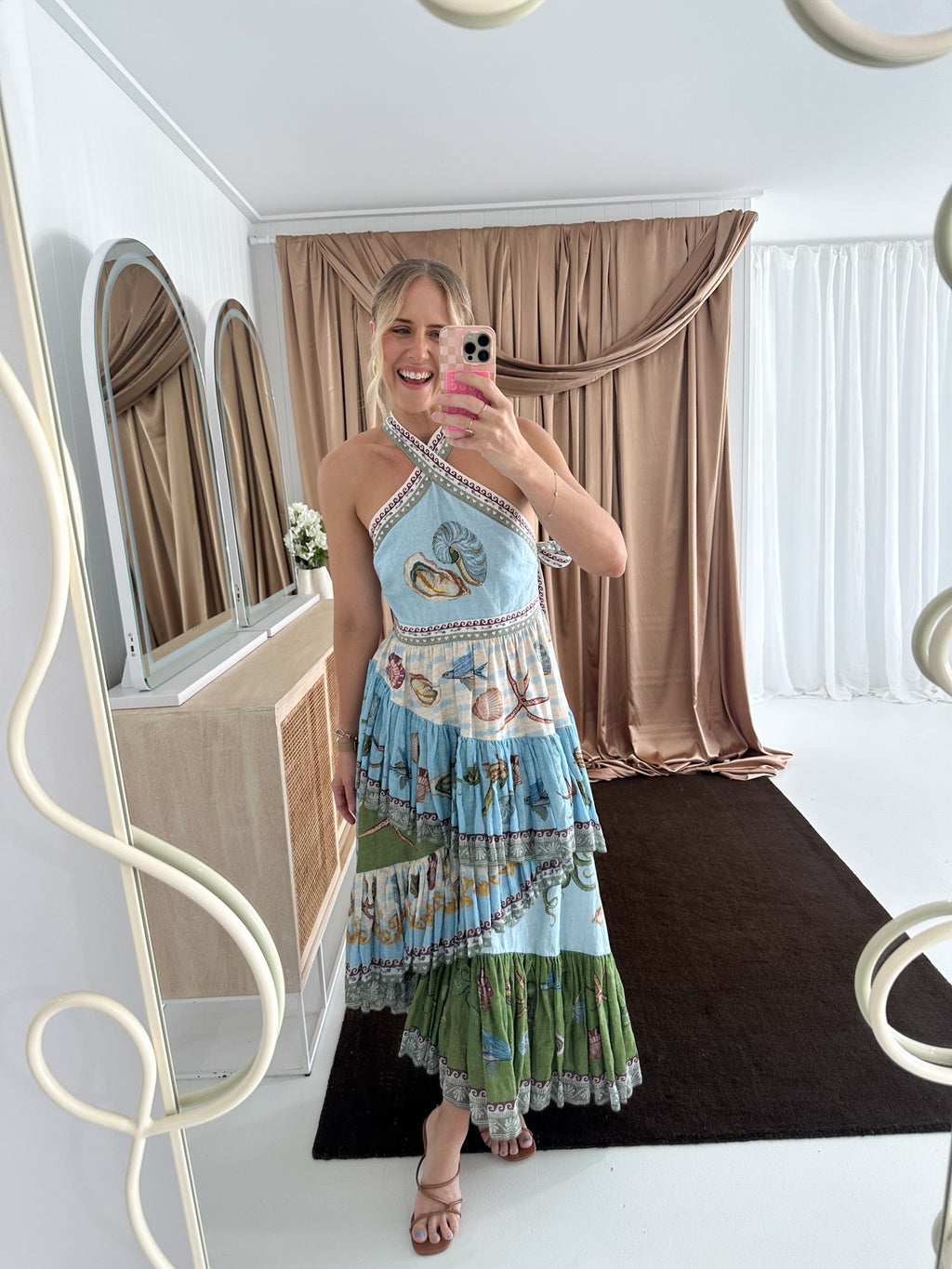 Alemais- Bath House Midi Dress- Size 10 & 14
