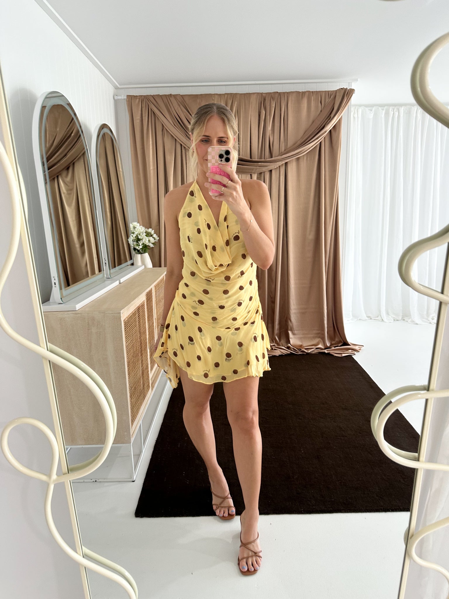 Benni Dress- Harlow Dress- Butter Spot- Size 12