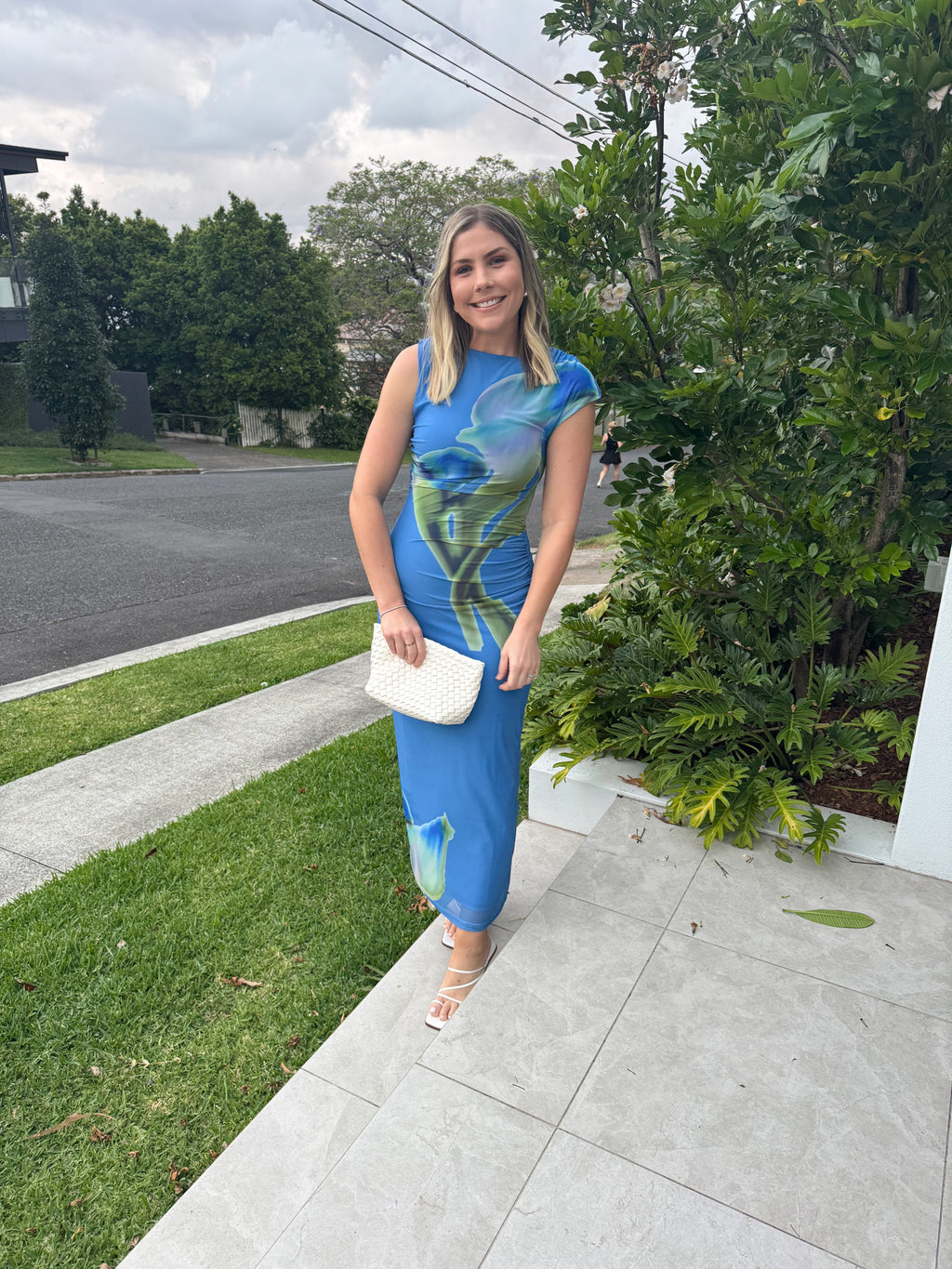ROAME.- Joyce Dress- Moonlit Lily Print- Size Medium