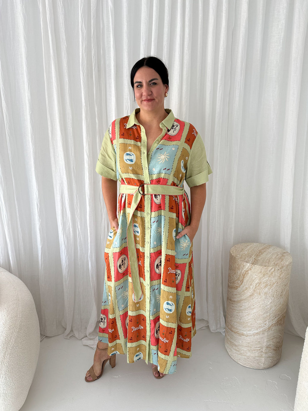 Palm Noosa- Maya Dress- Maya Tile- Size 16