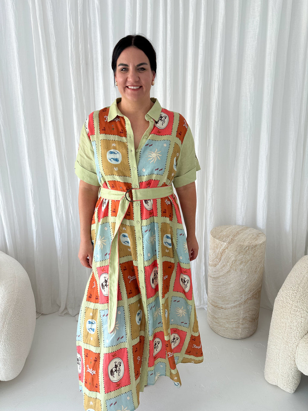 Palm Noosa- Maya Dress- Maya Tile- Size 16