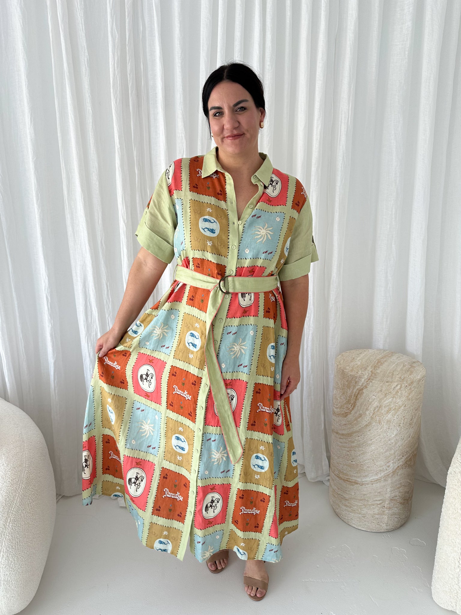 Palm Noosa- Maya Dress- Maya Tile- Size 16