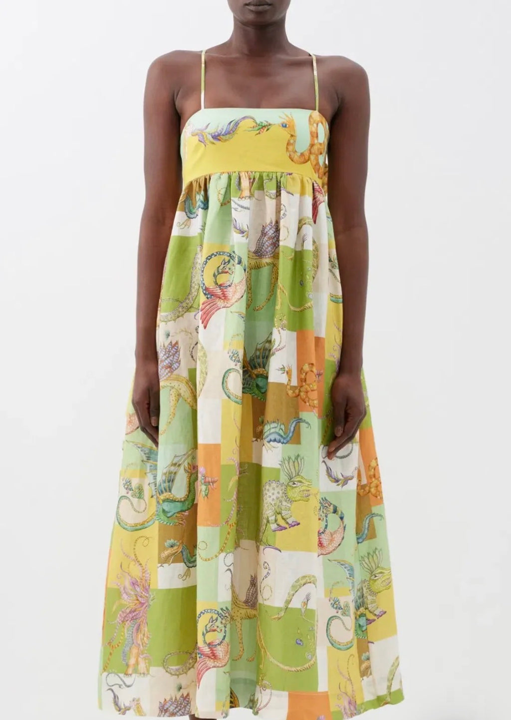 ALEMAIS – Jerome Midi Dress Multi- Size 6