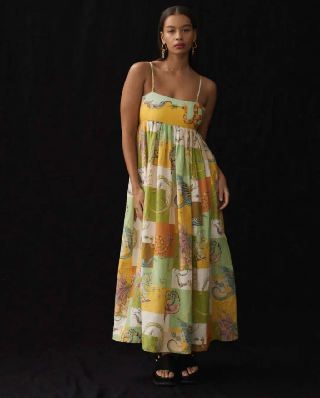 ALEMAIS – Jerome Midi Dress Multi- Size 6